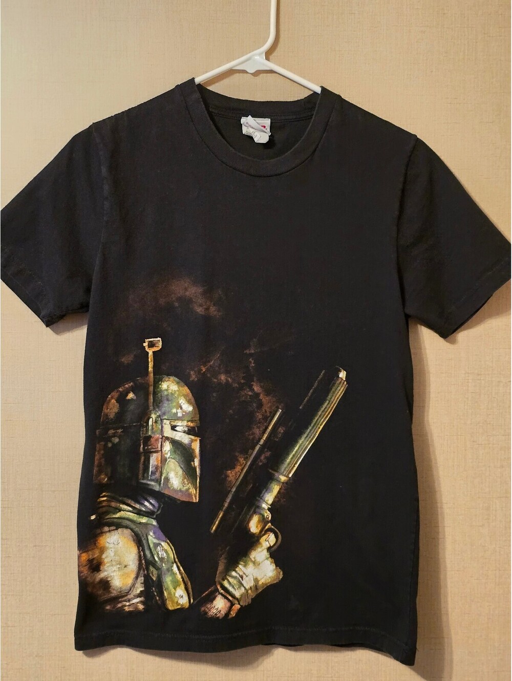 Star Wars Boba Fett Graphic T-Shirt - Black, Size Small (S/C)